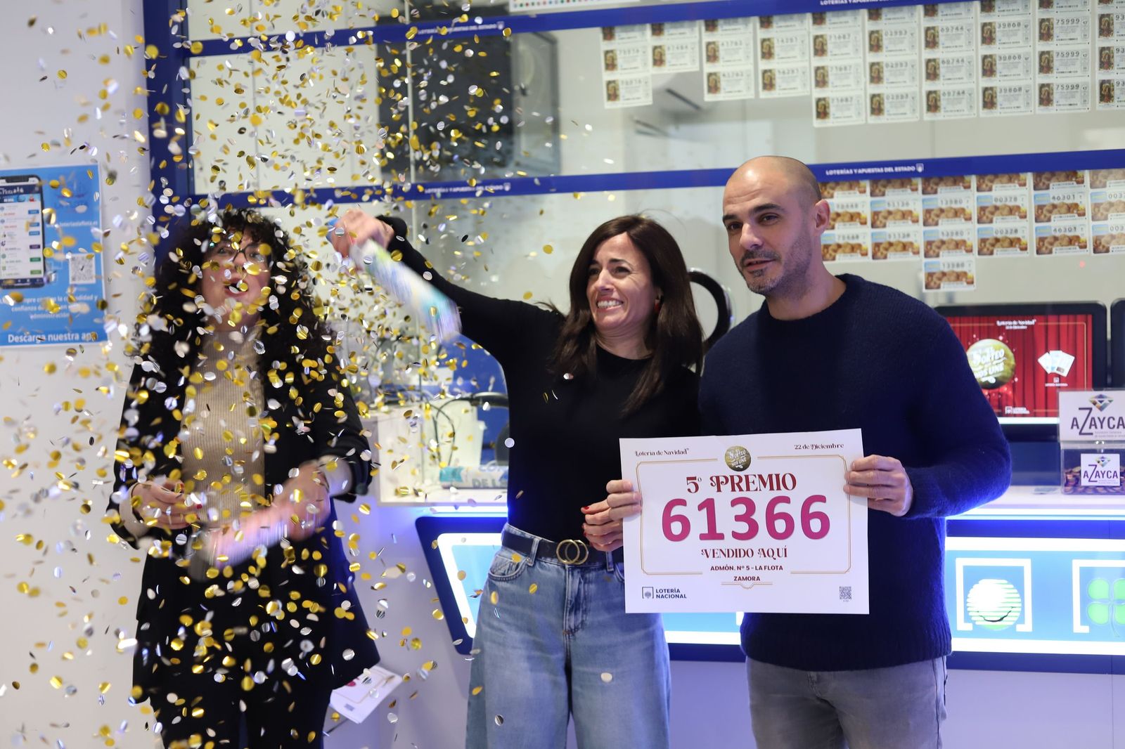 GALERÍA | Así se está viviendo a Lotería de Navidad 2025 en Zamora