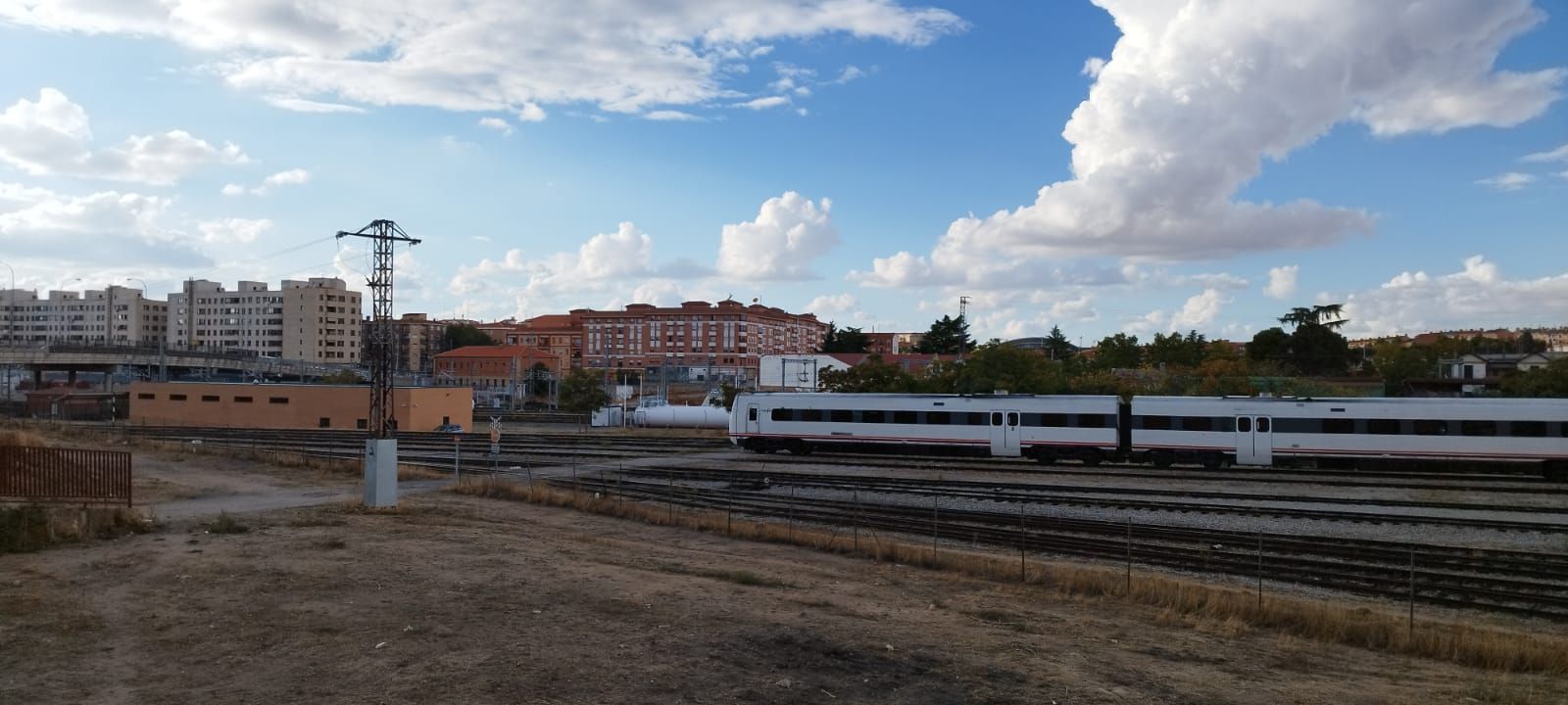 Trenes en la estación de Salamanca.