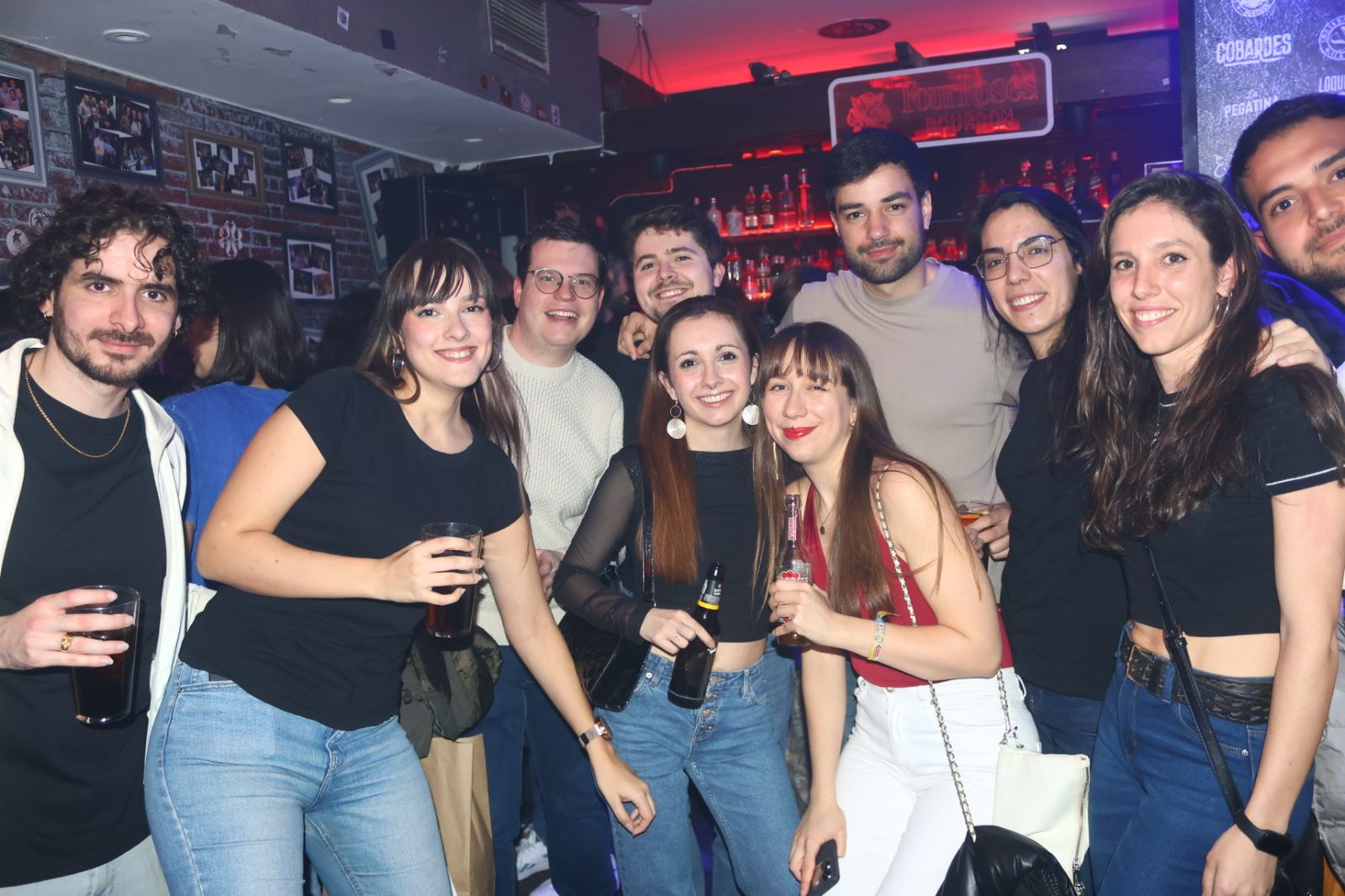 Salamanca de noche, sábado 21 de febrero