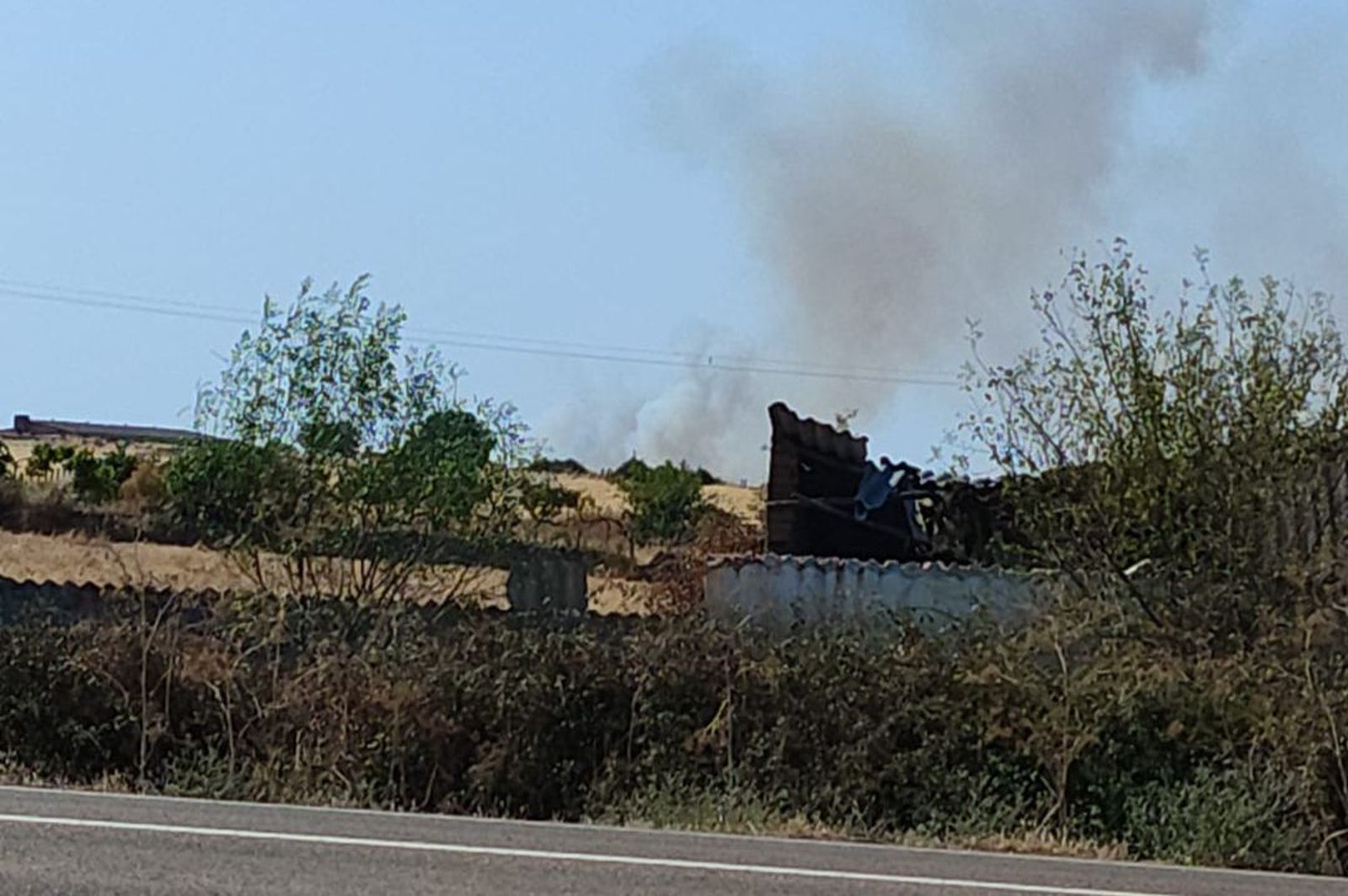 Incendio de nivel 1 en Moronta