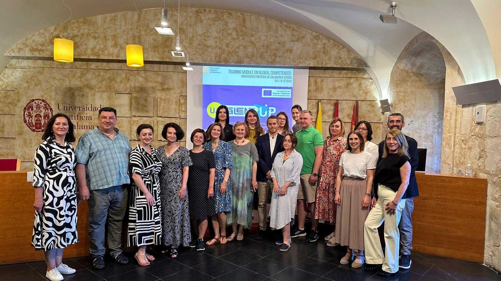 La UPSA ofrece formación en competencias globales a 15 docentes ucranianos en el marco del proyecto 'UATalentUP' de la Comisión Europea