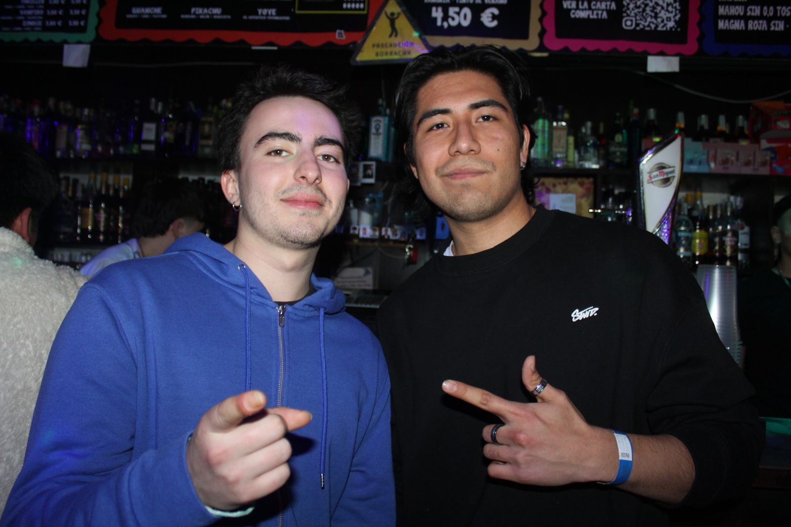 Salamanca de noche, sabado 24 de enero