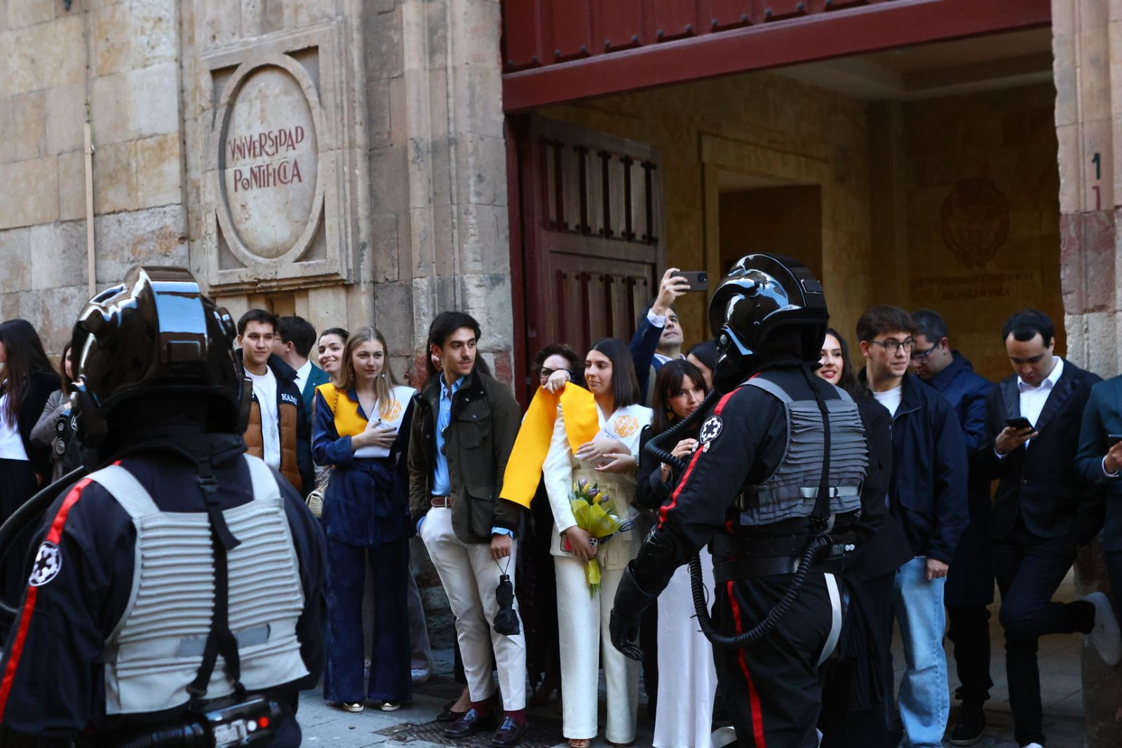 Desfile de Star Wars por el centro de Salamanca