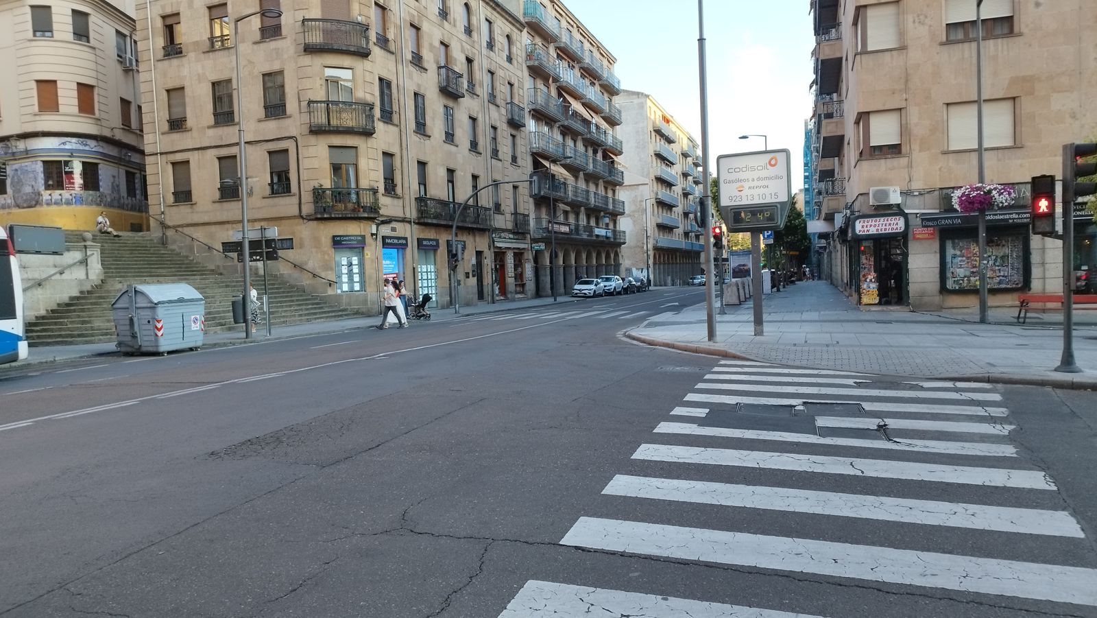 Gran Vía vacía por el final de la Eurocopa 2024 Gran Vía vacía por el final de la Eurocopa 2024