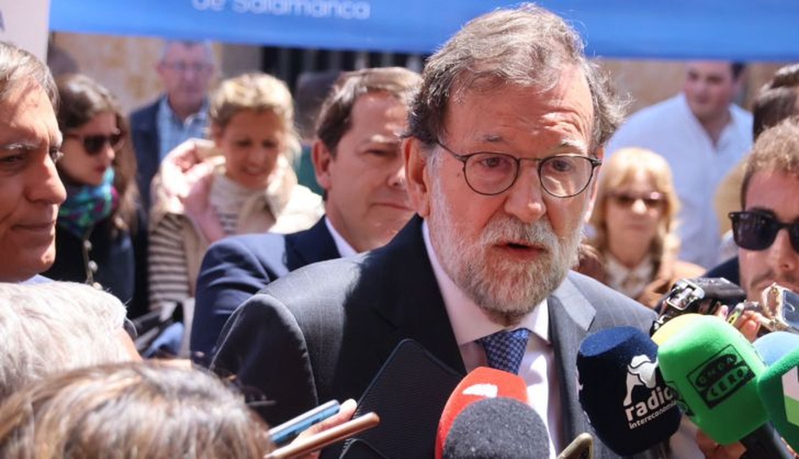Mariano Rajoy llega a Salamanca, de la mano de Alfonso Fernández Mañueco, para apoyar la candidatura de García Carbayo