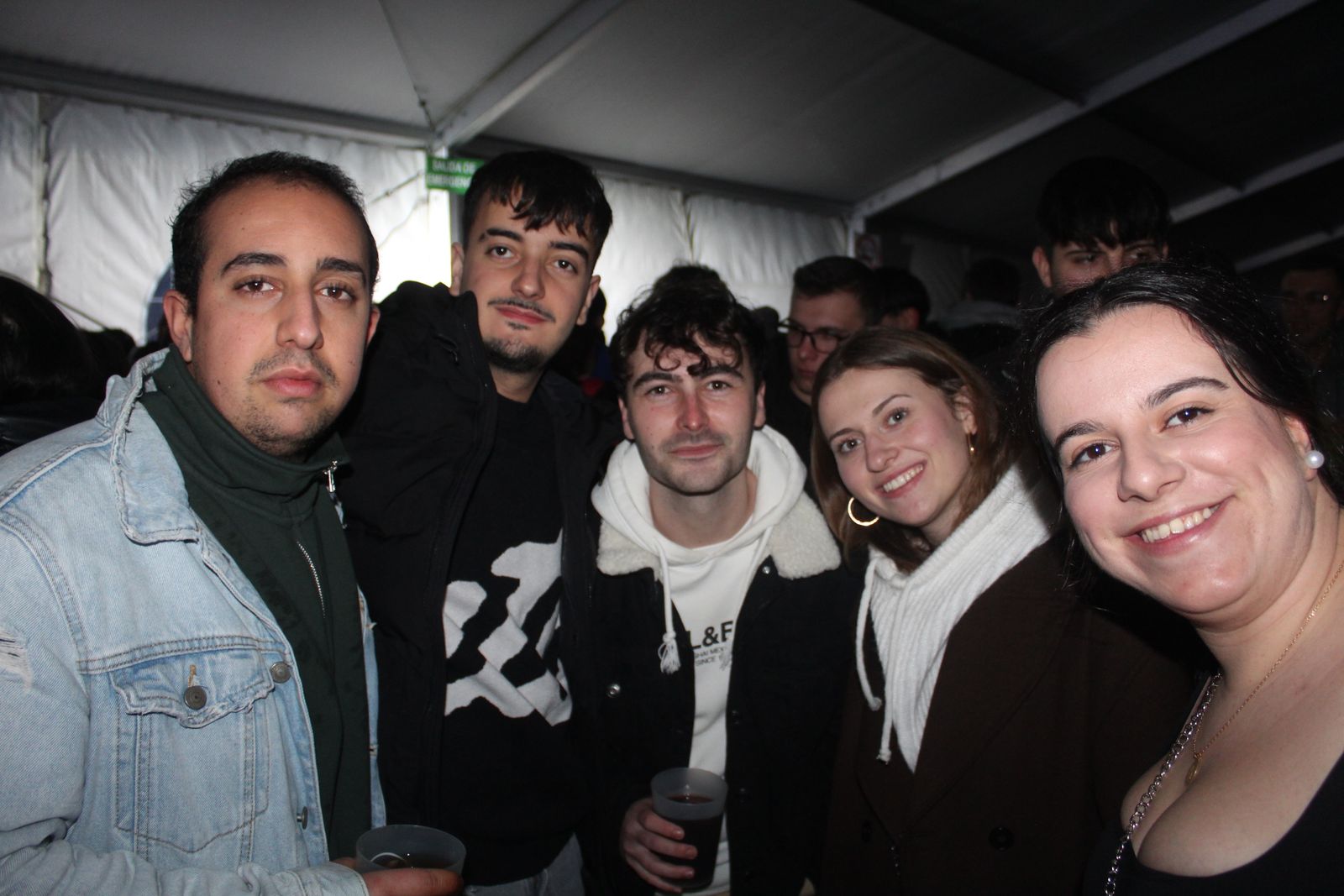 Salamanca de noche, sábado 7 de febrero