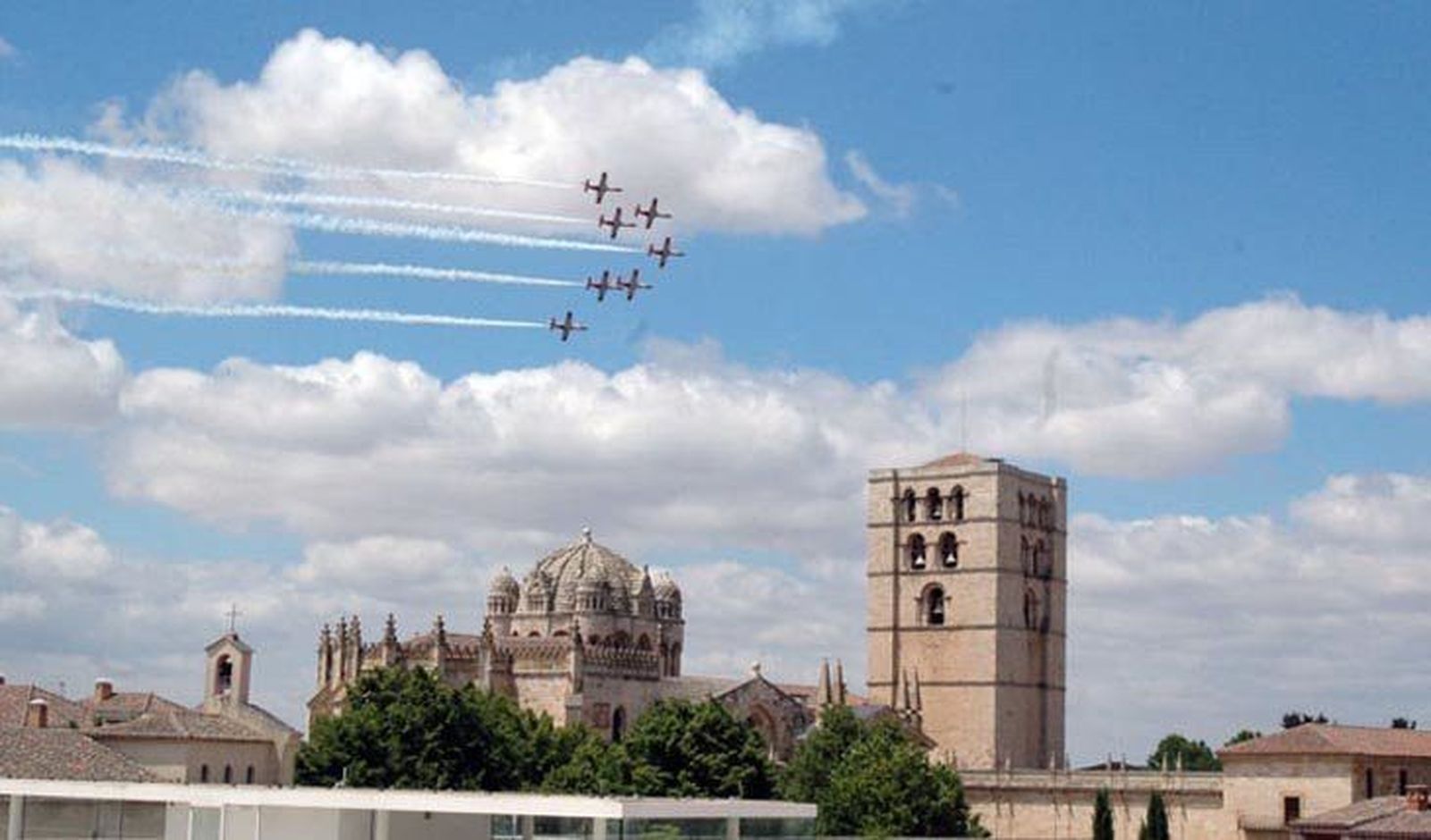 La Patrulla Águila ya calienta motores en el cielo zamorano