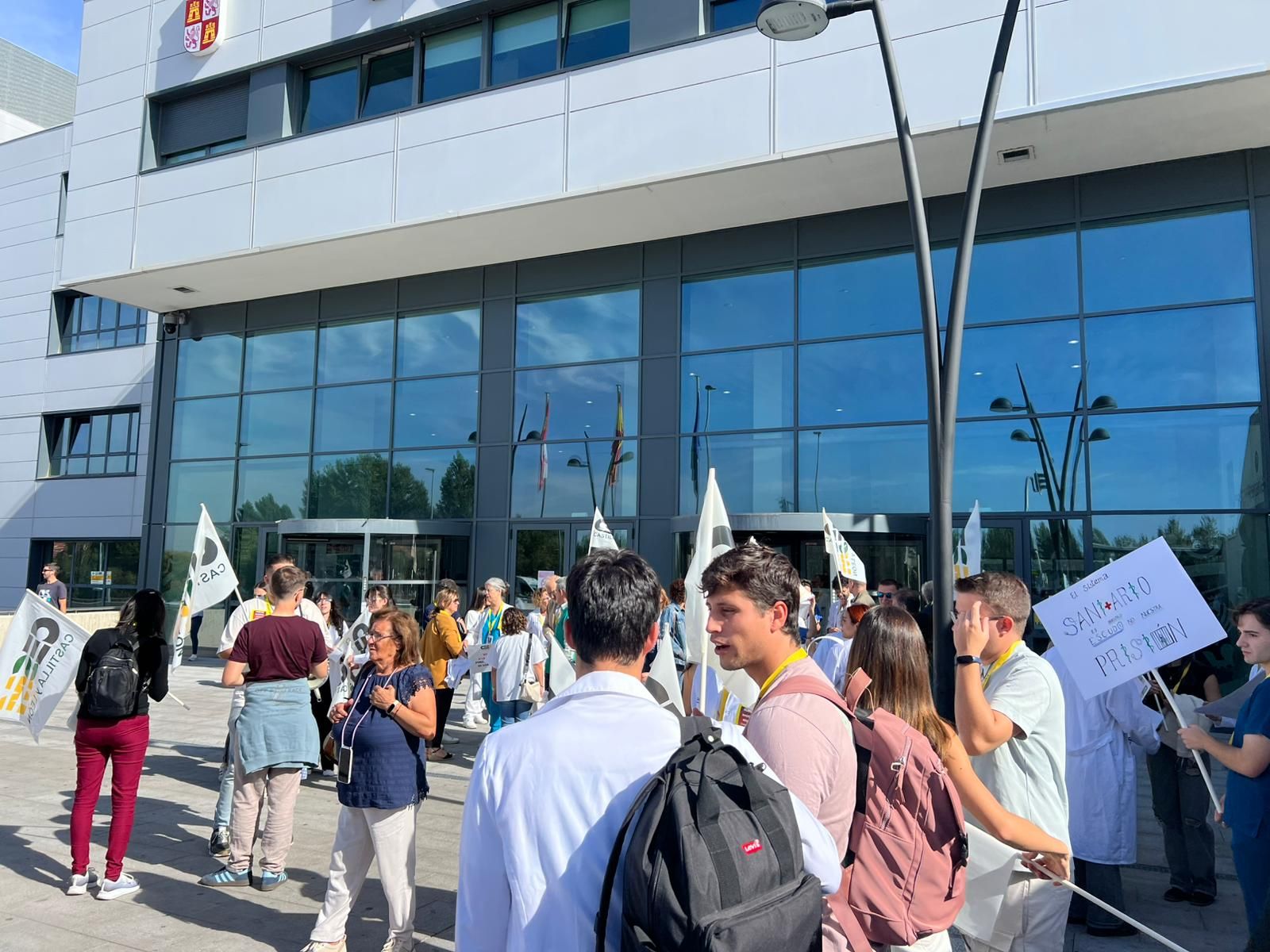 Huelga de médicos contra el borrador de Estatuto Marco en Salamanca 3 de octubre