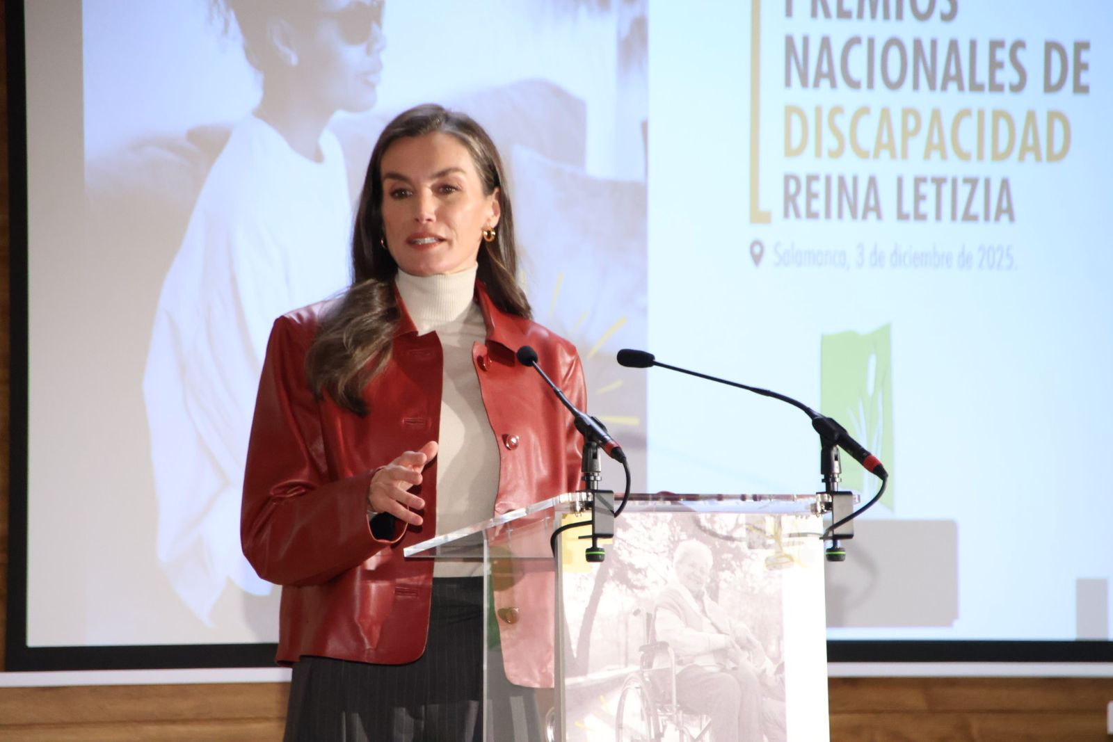 La Reina Doña Letizia acude a la reunión del Consejo Del Real Patronato sobre Discapacidad y a la entrega de los Premios Nacionales de Discapacidad en la celebración del Día Internacional de la Discapacidad