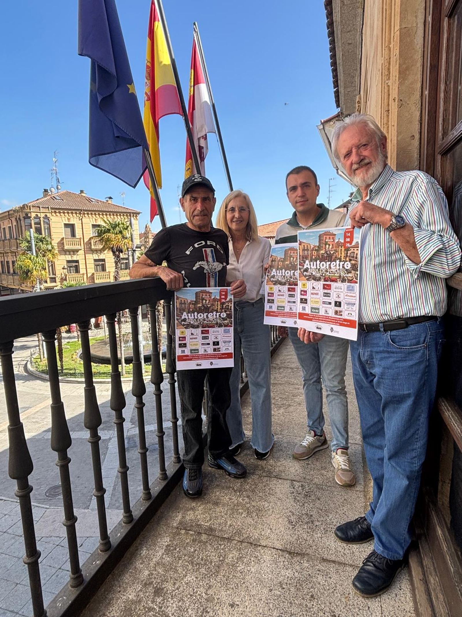 Jesus Nuñez, ConcepcionMiguelez, Jose García y Jose Barrueco