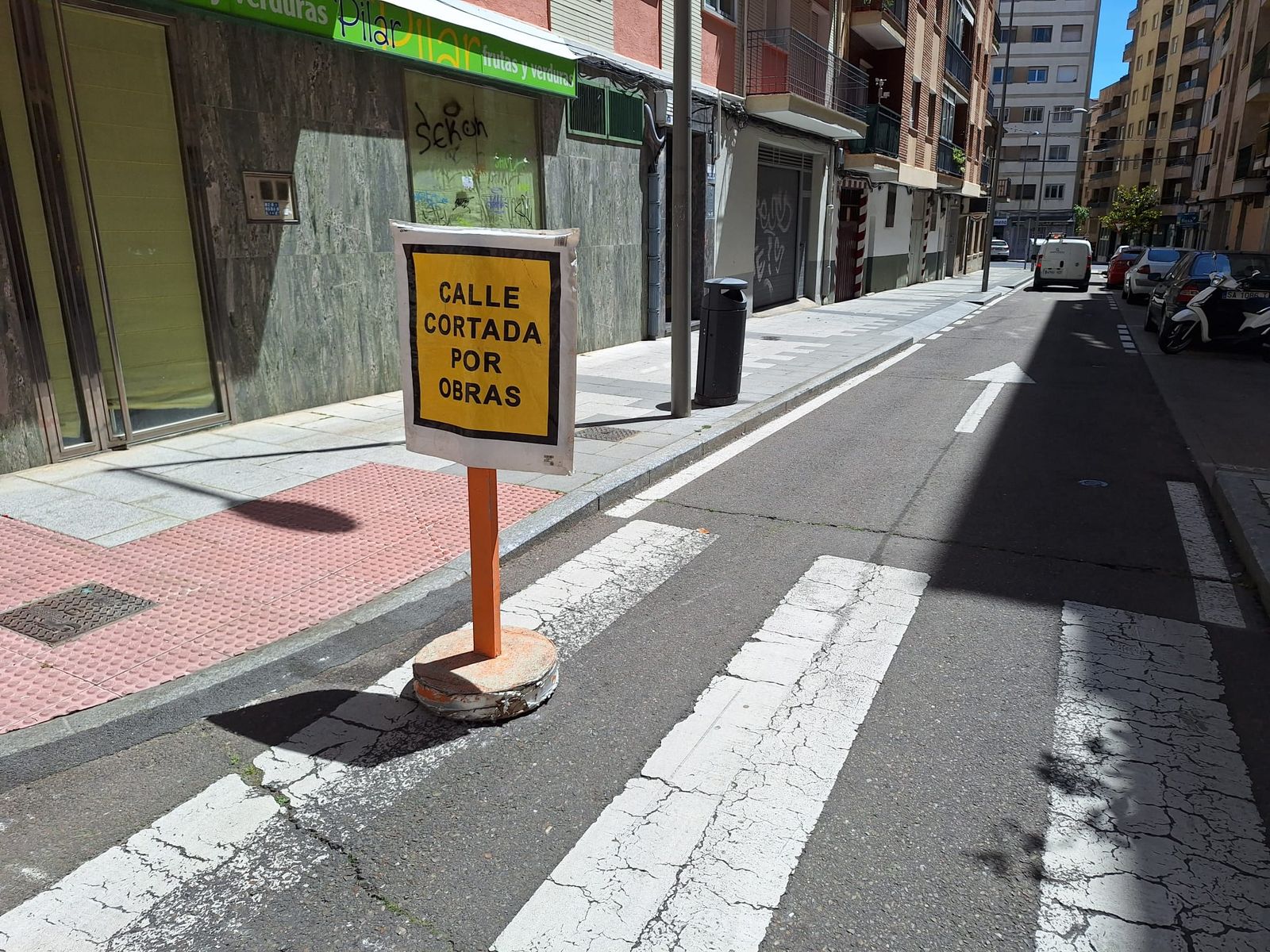 Cortes de tráfico en la calle Valdivia