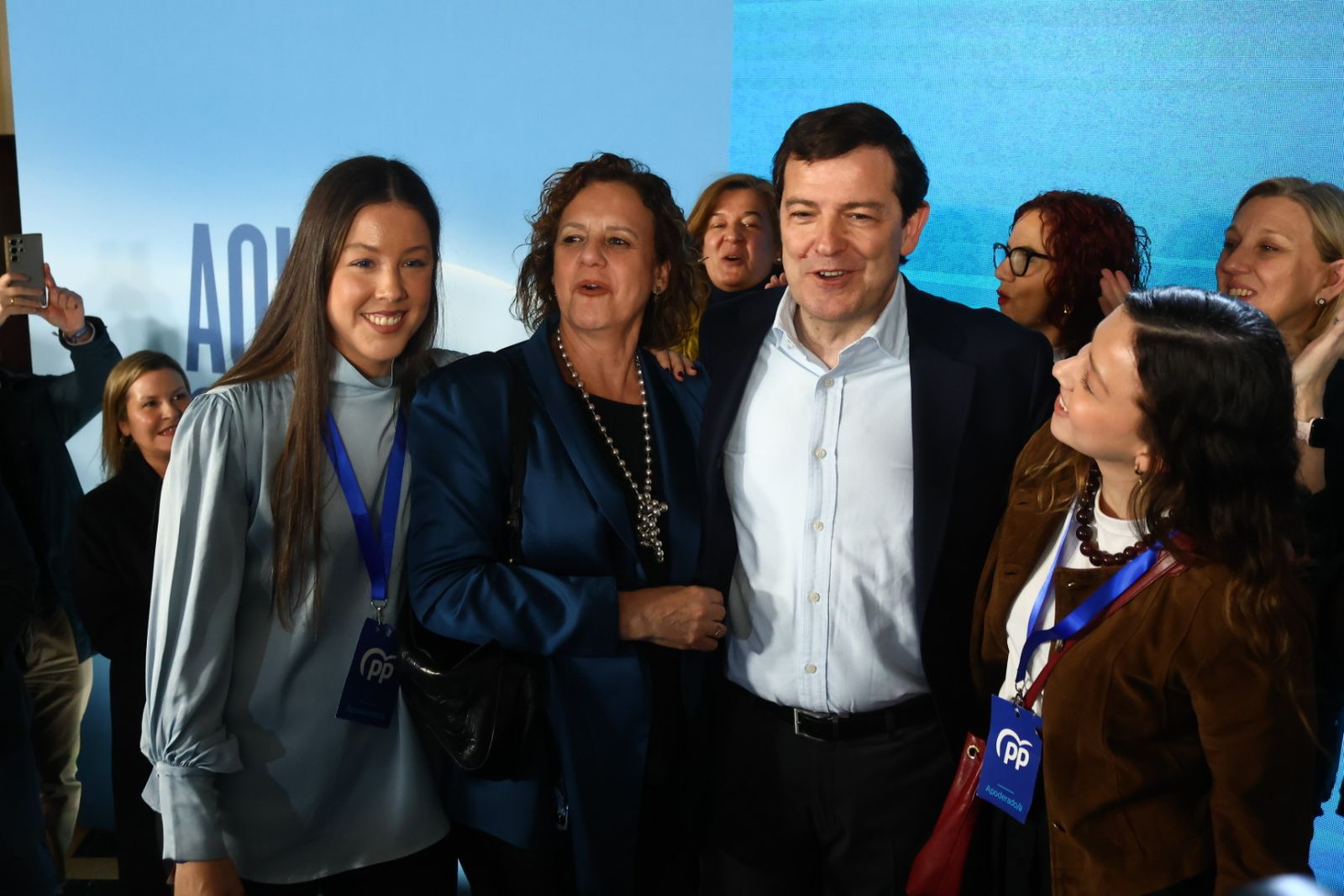 Mañueco celebra su triunfo en Salamanca en las Elecciones a las Cortes de Castilla y León 2026