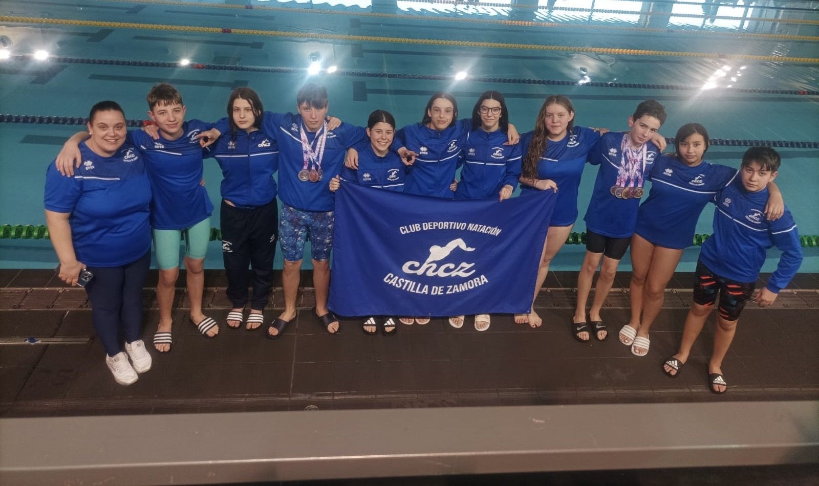 CD Natación Castilla de Zamora en el Campeonato Infantil de Invierno