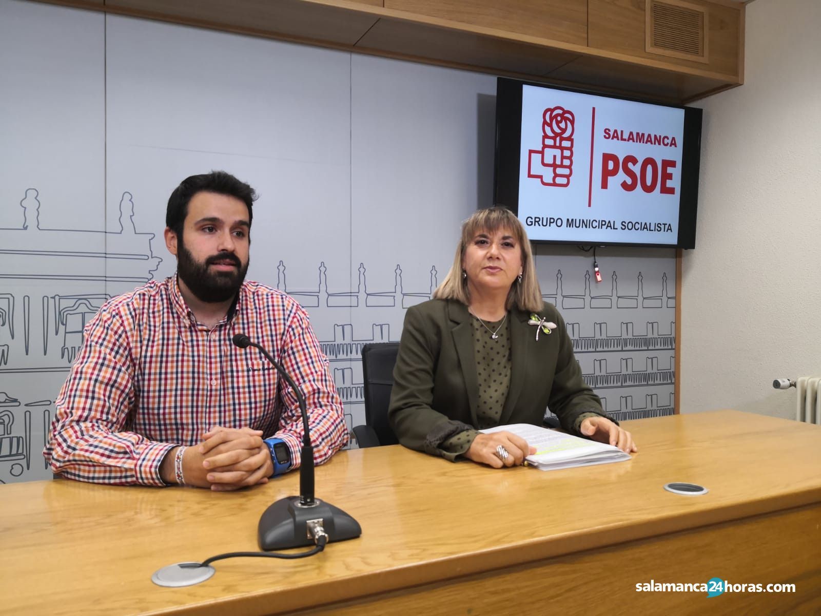 Javier Antolín y María García PSOE