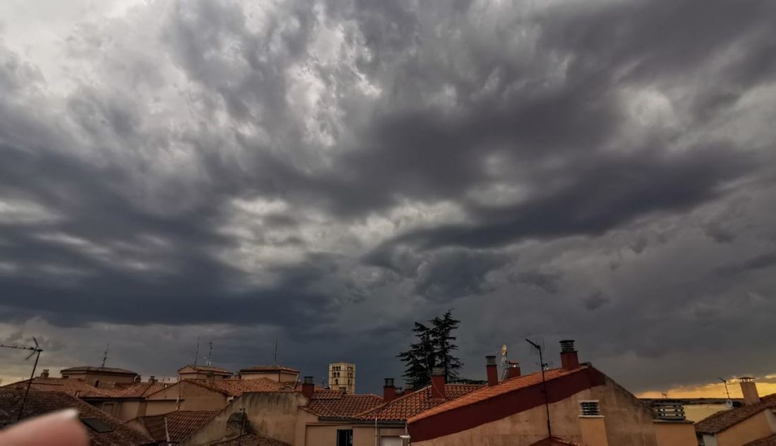 Tormenta en Zamora. Archivo