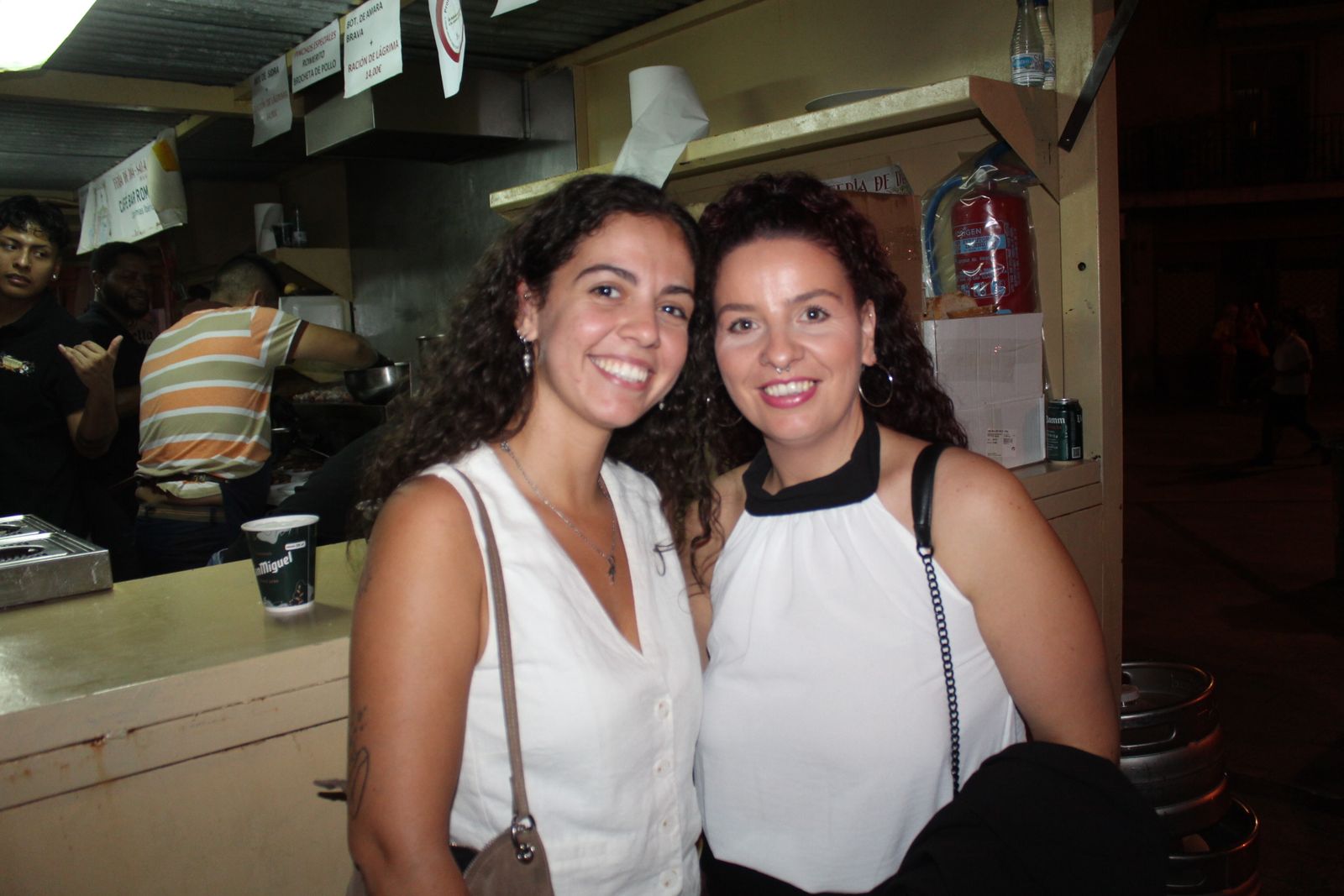 Ambiente en la Feria de Día en la tarde de este