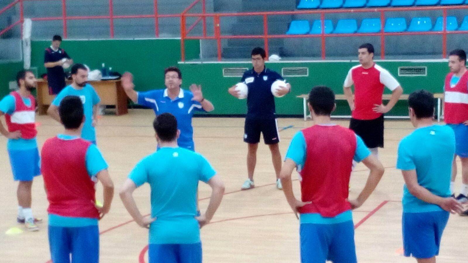 Entrenamientos de primera para el Salamanca Fútbol Sala