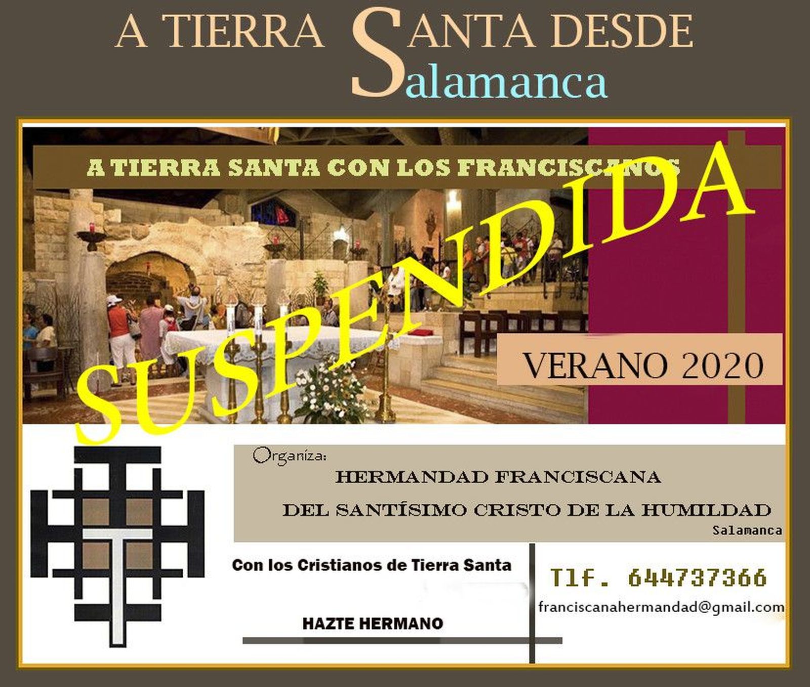 ANUNCIO PEREGRINACIÓN T SANTA 2019