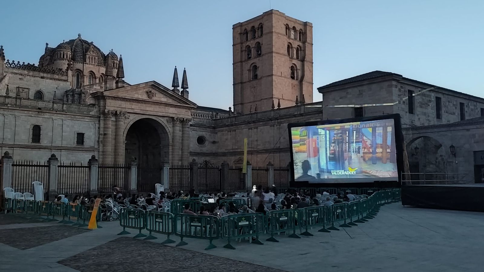 Cine de verano al aire libre en Zamora. Archivo