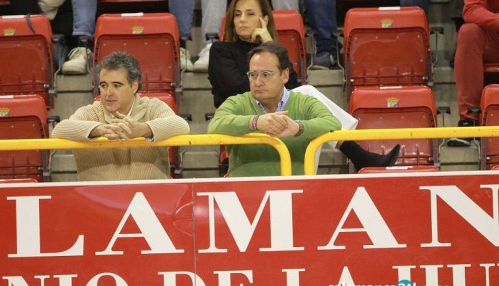 Jorge Recio, junto a Carlos Méndez.