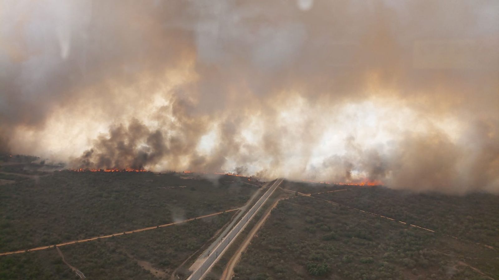 Incendio en Otero de Bodas