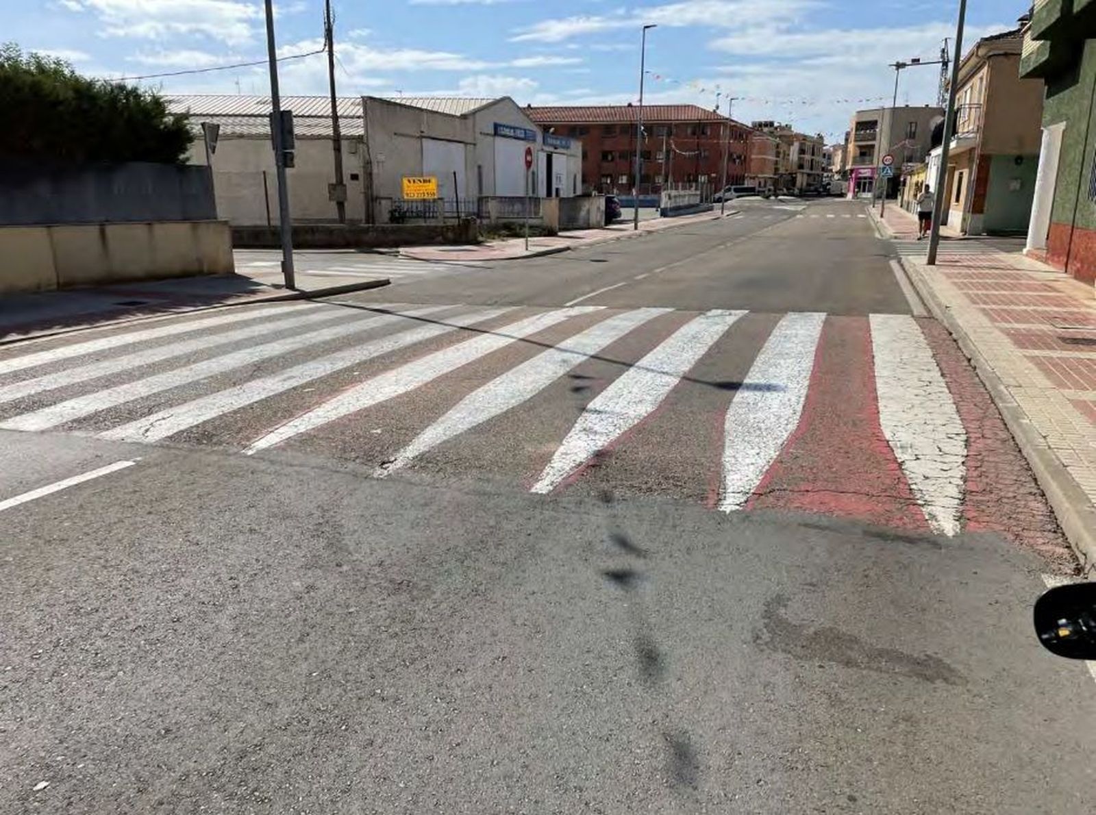 Acceso Carbajosa por Avenida de Salamanca