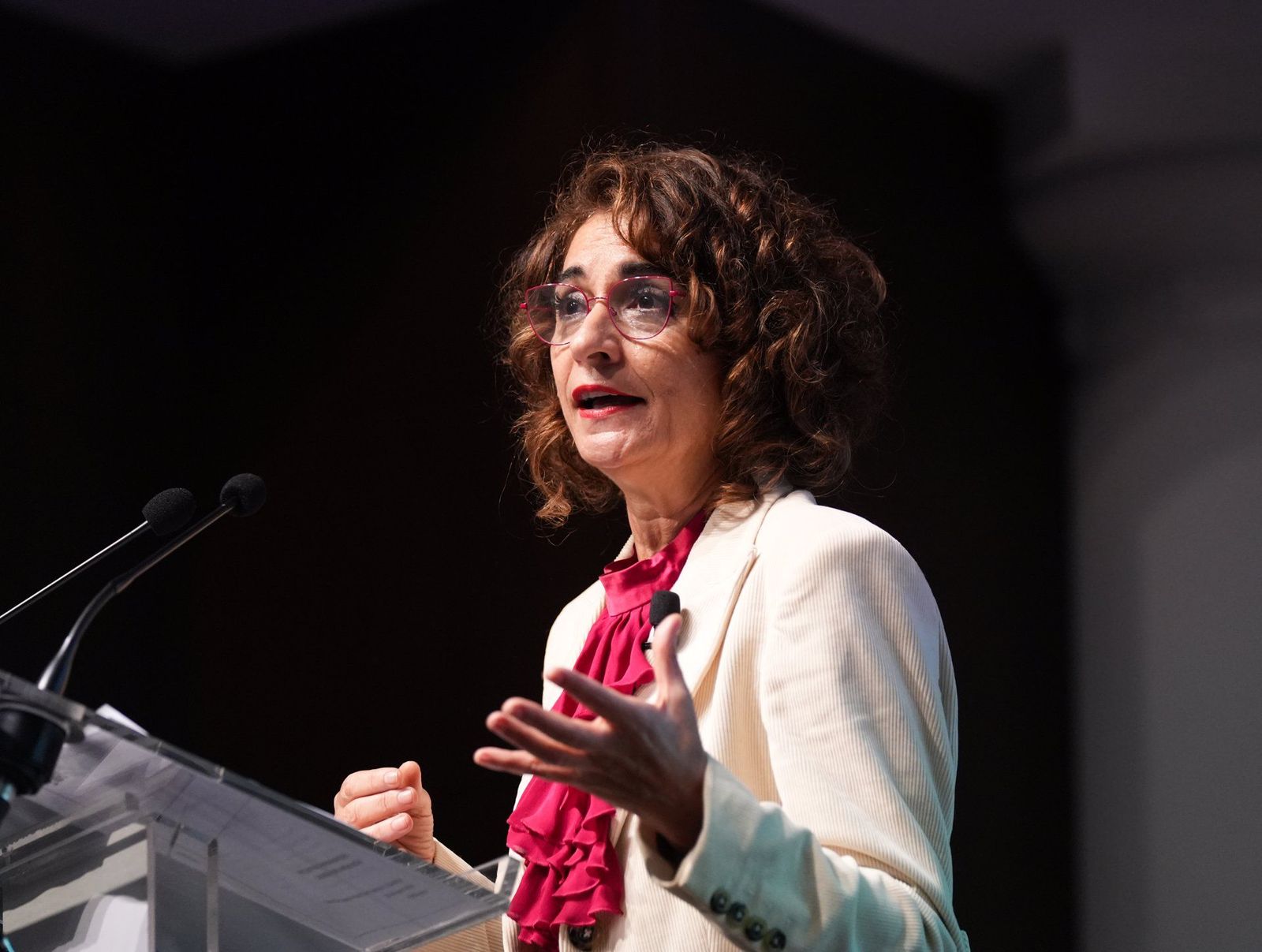 La vicepresidenta primera del Gobierno y ministra de Hacienda, la andaluza María Jesús Montero. EP