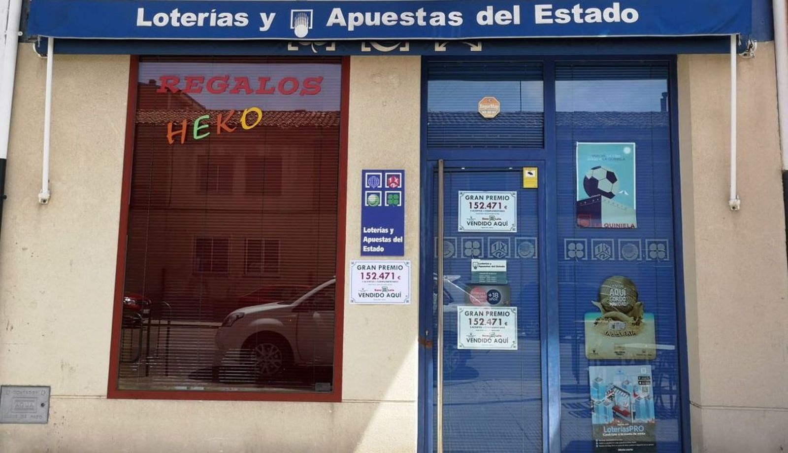 Establecimiento de Loterías donde se ha vendido el premio