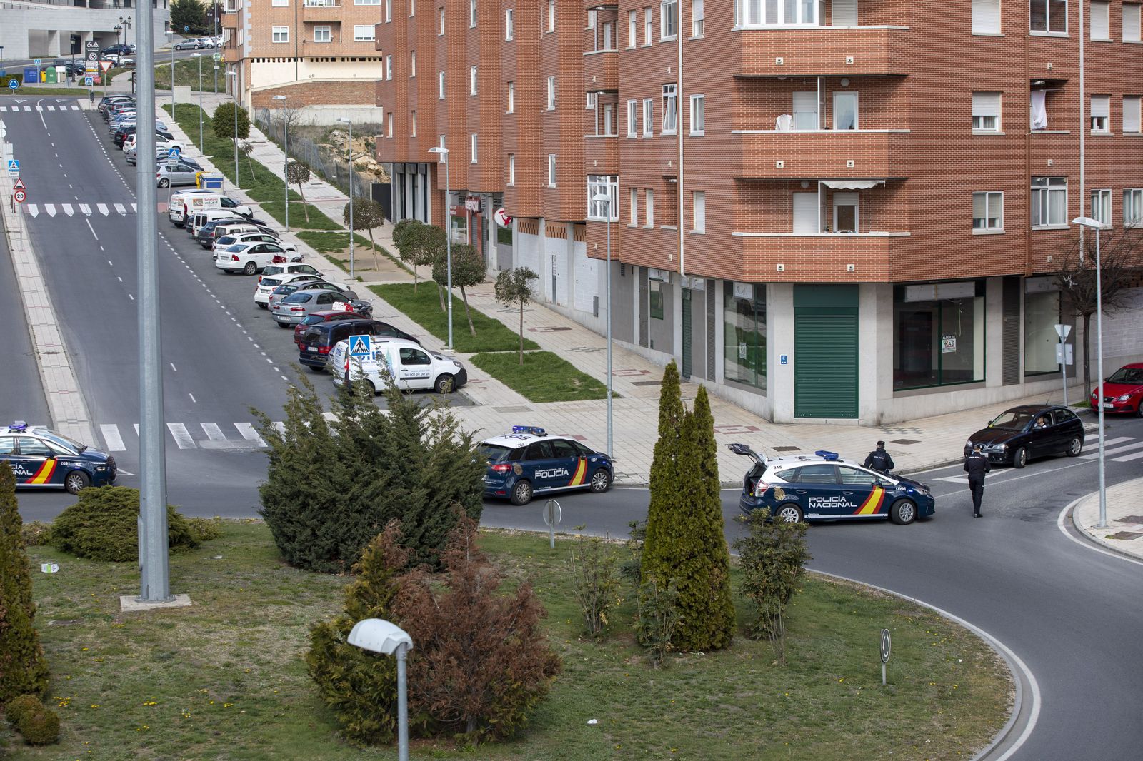 Agentes de la Policía Nacional de Ávila. | FOTO: ICAL