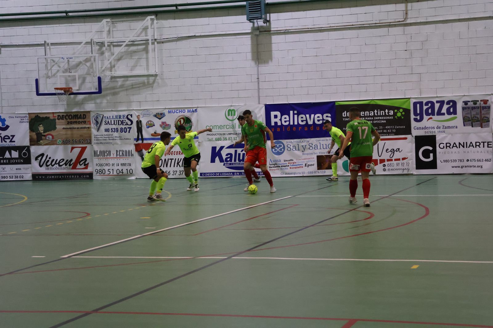 InterSala Zamora en un partido esta temporada. Archivo