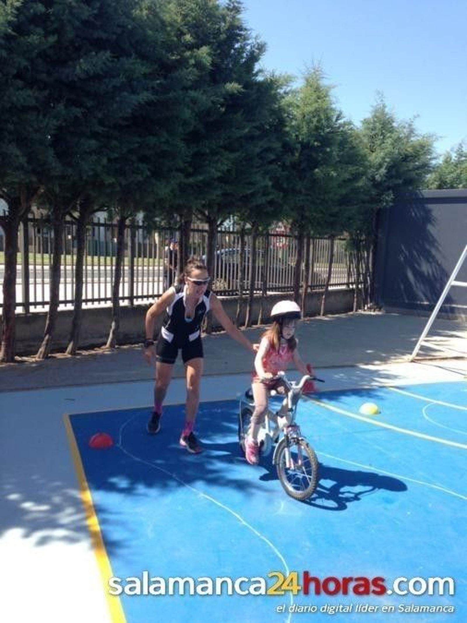Paseo en bici alumnos Ceip villares de la reina