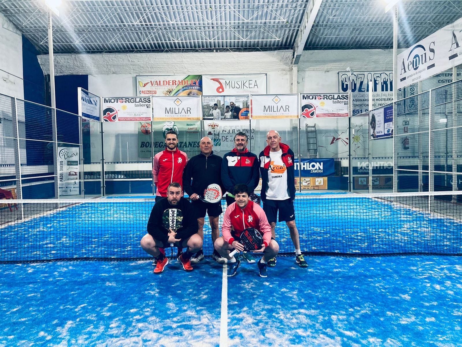 Jugadores del Viriato Pádel Club