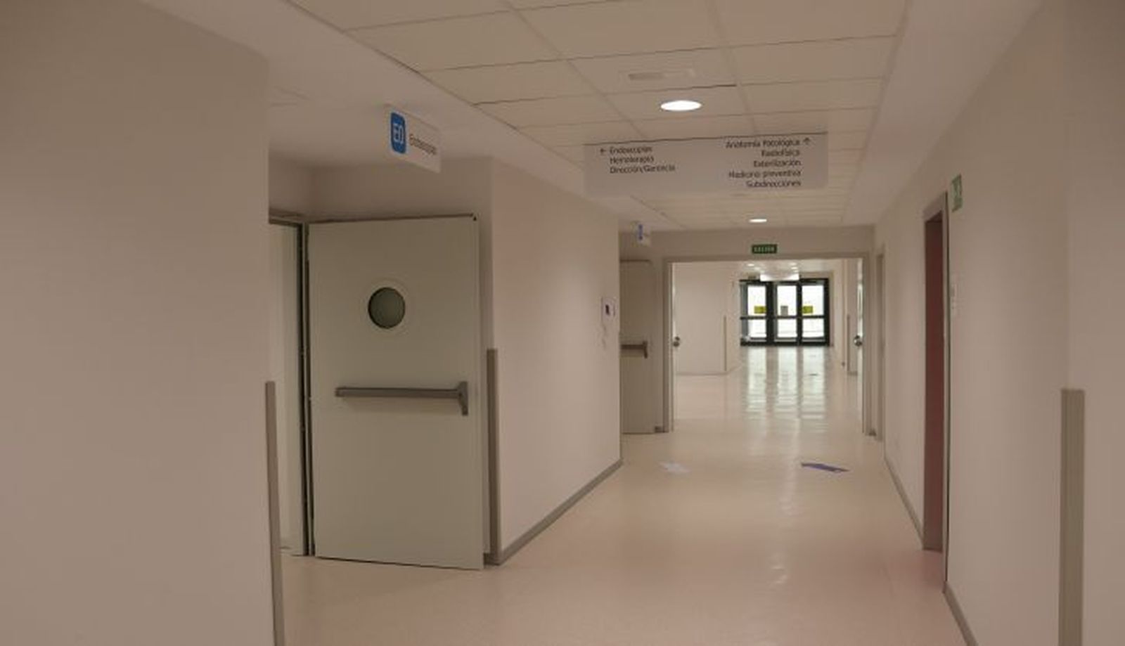 Pasillo de Acceso a la Unidad de Endoscopias