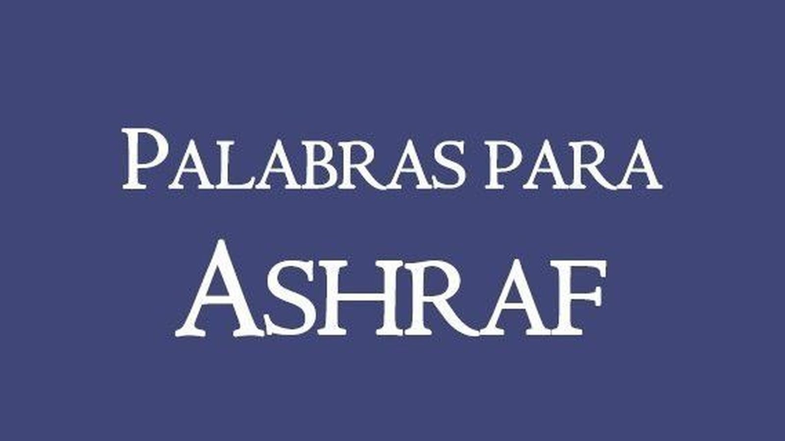 La Biblioteca acoge este viernes la presentación de 'Palabras para Ashraf'