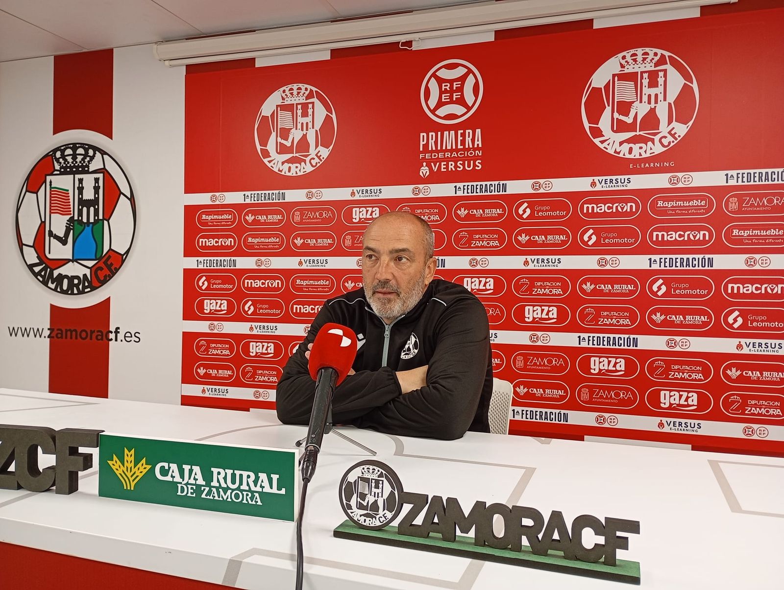 Juan Sabas, en rueda de prensa