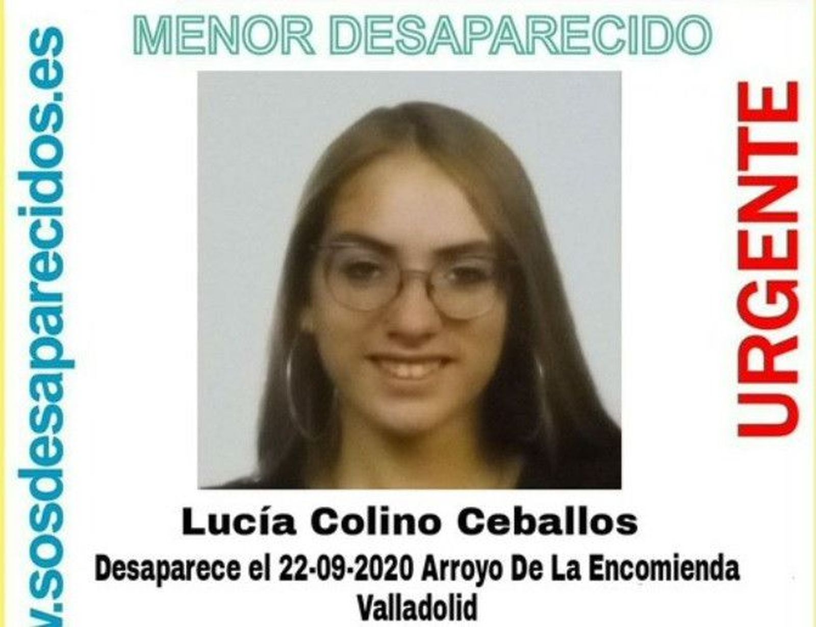 Menor desaparecida en valladolid