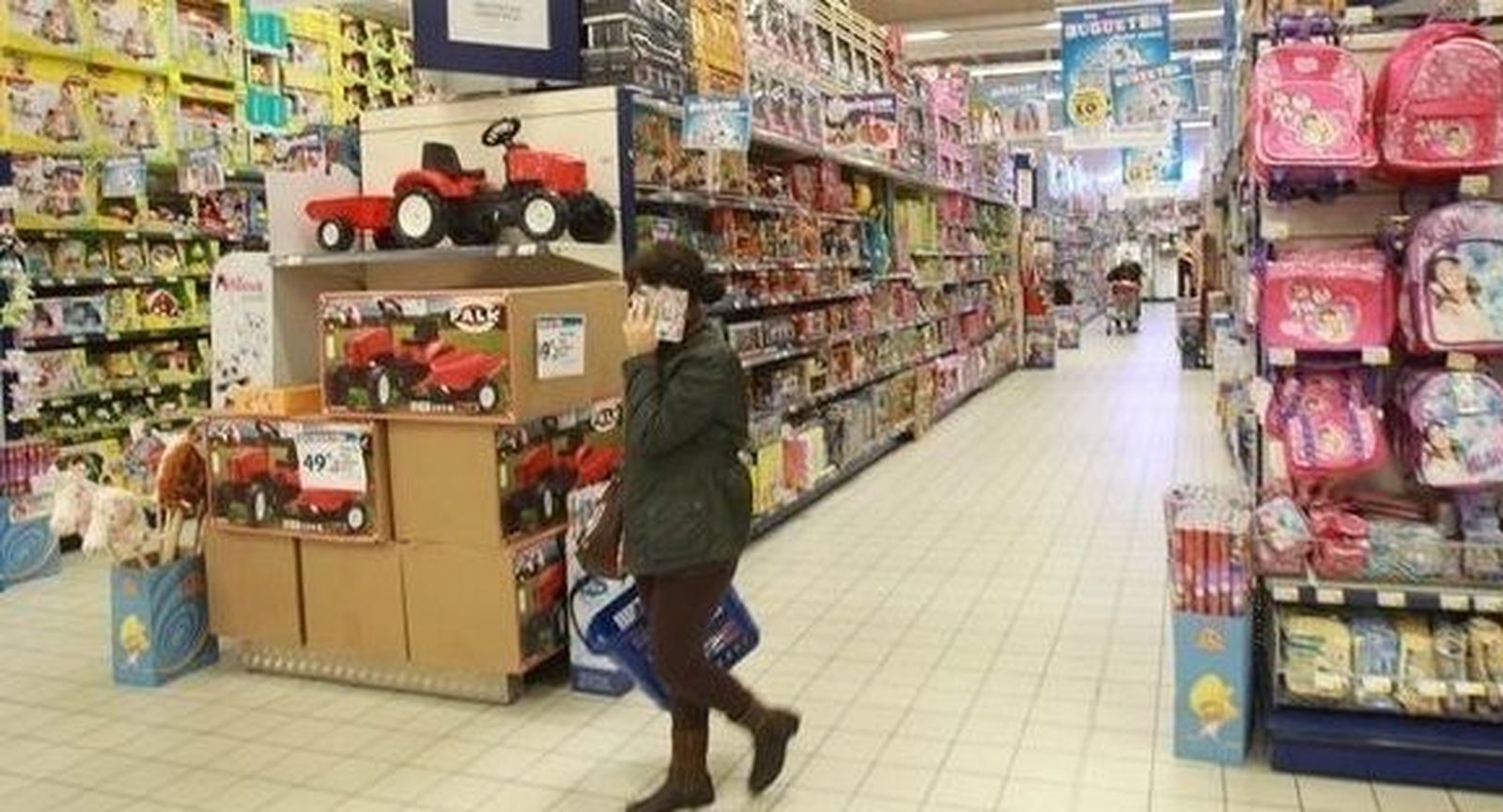 Juguetes en un centro comercial