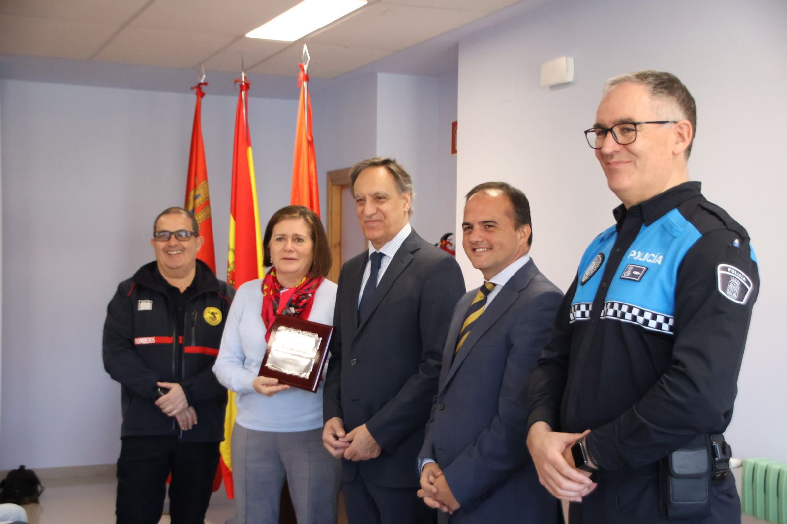 Homenaje a personal jubilado del Servicio de Prevención, Extinción de Incendios y Salvamento