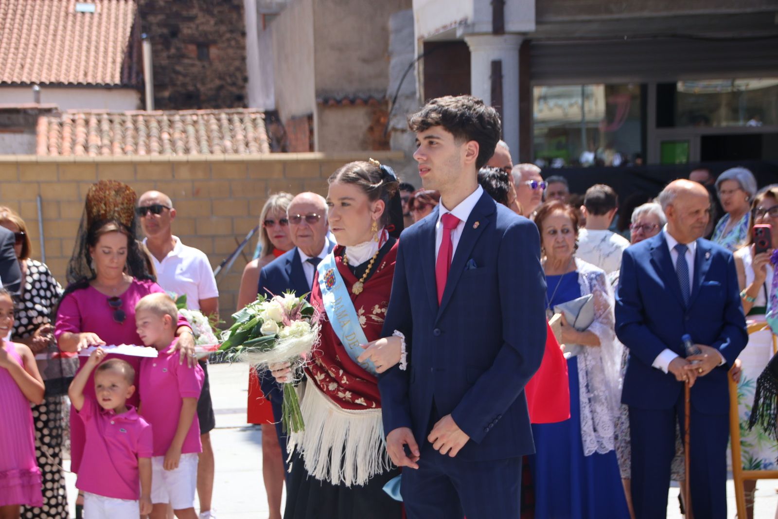 Procesión y ofrenda floral en honor de Nuestra Señora de la Asunción en Guijuelo