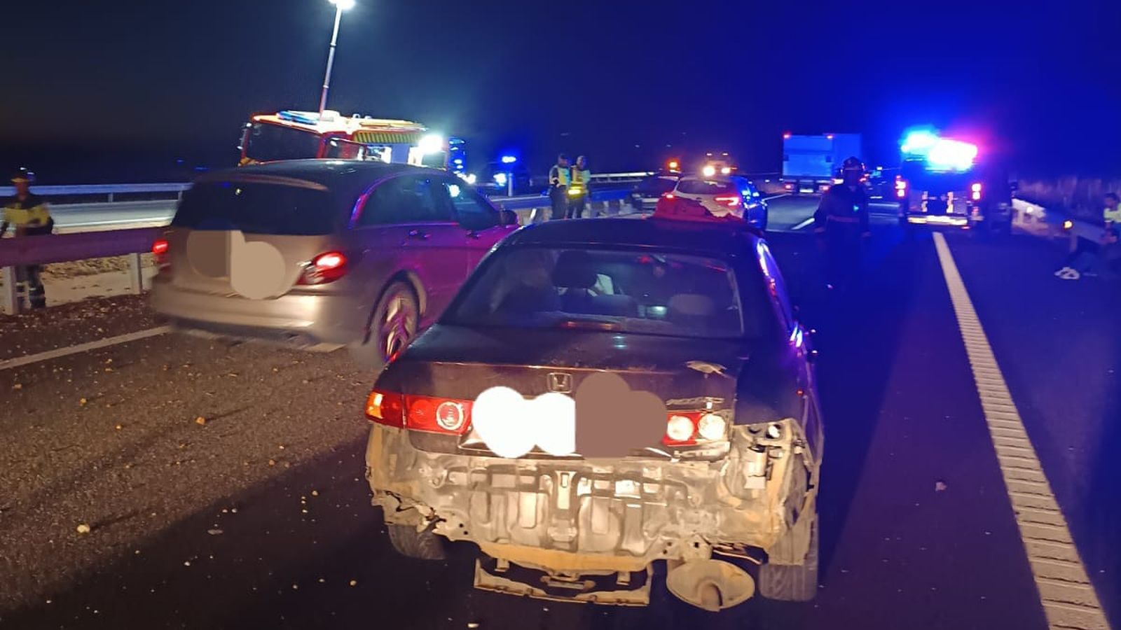Accidente en la autovía A-66 en Cubillos