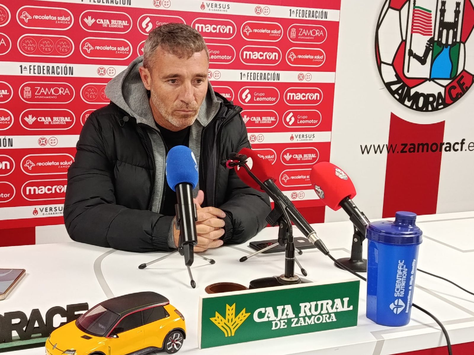 Óscar CAno tras el partido ante CD Guadalajara