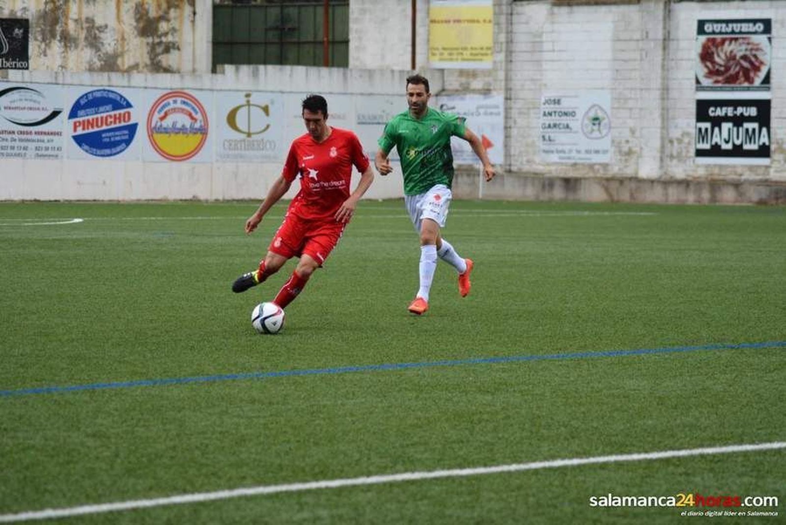El Guijuelo, pendiente de la frente de Nacho Rodríguez
