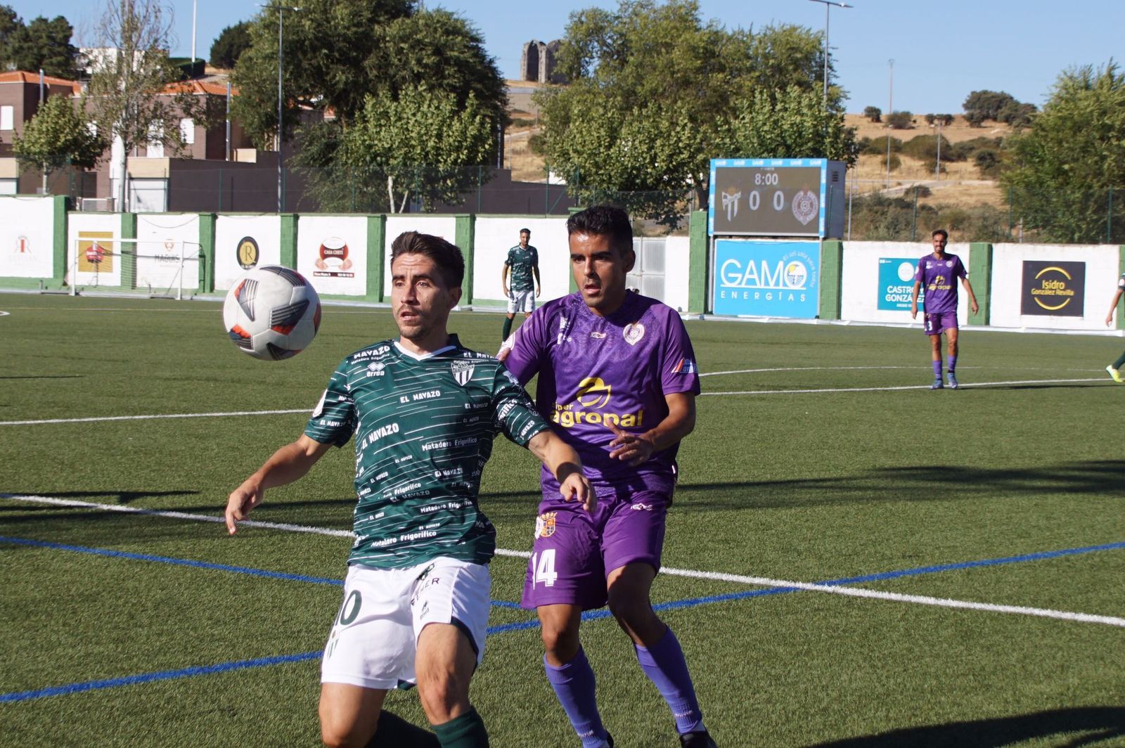 Cristóbal, ante el Palencia Cristo Atlético | FOTO SALAMANCA24HORAS.COM
