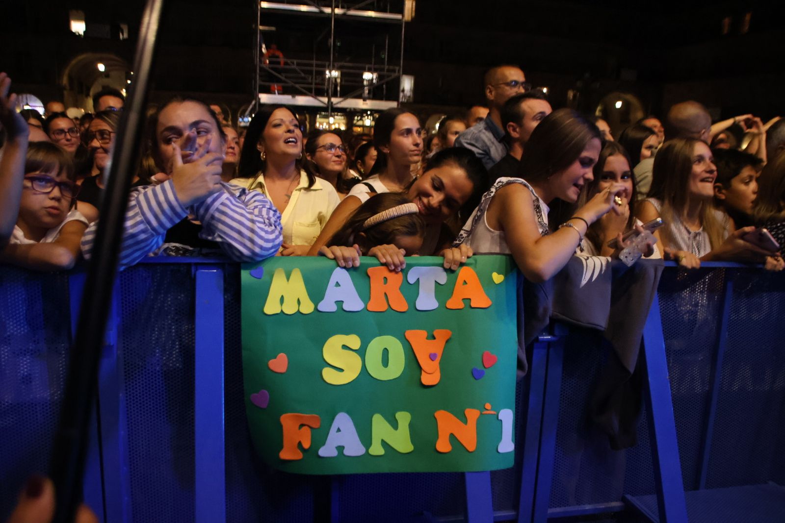 Concierto de Marta Santos en la Plaza Mayor 
