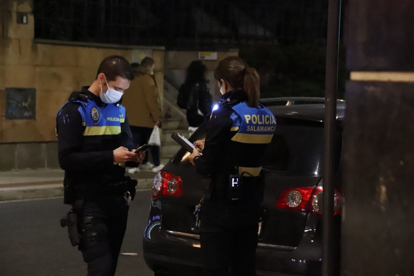 La Policía Local, en la Avenida Mirat, en imagen de archivo | Foto: Andrea M.