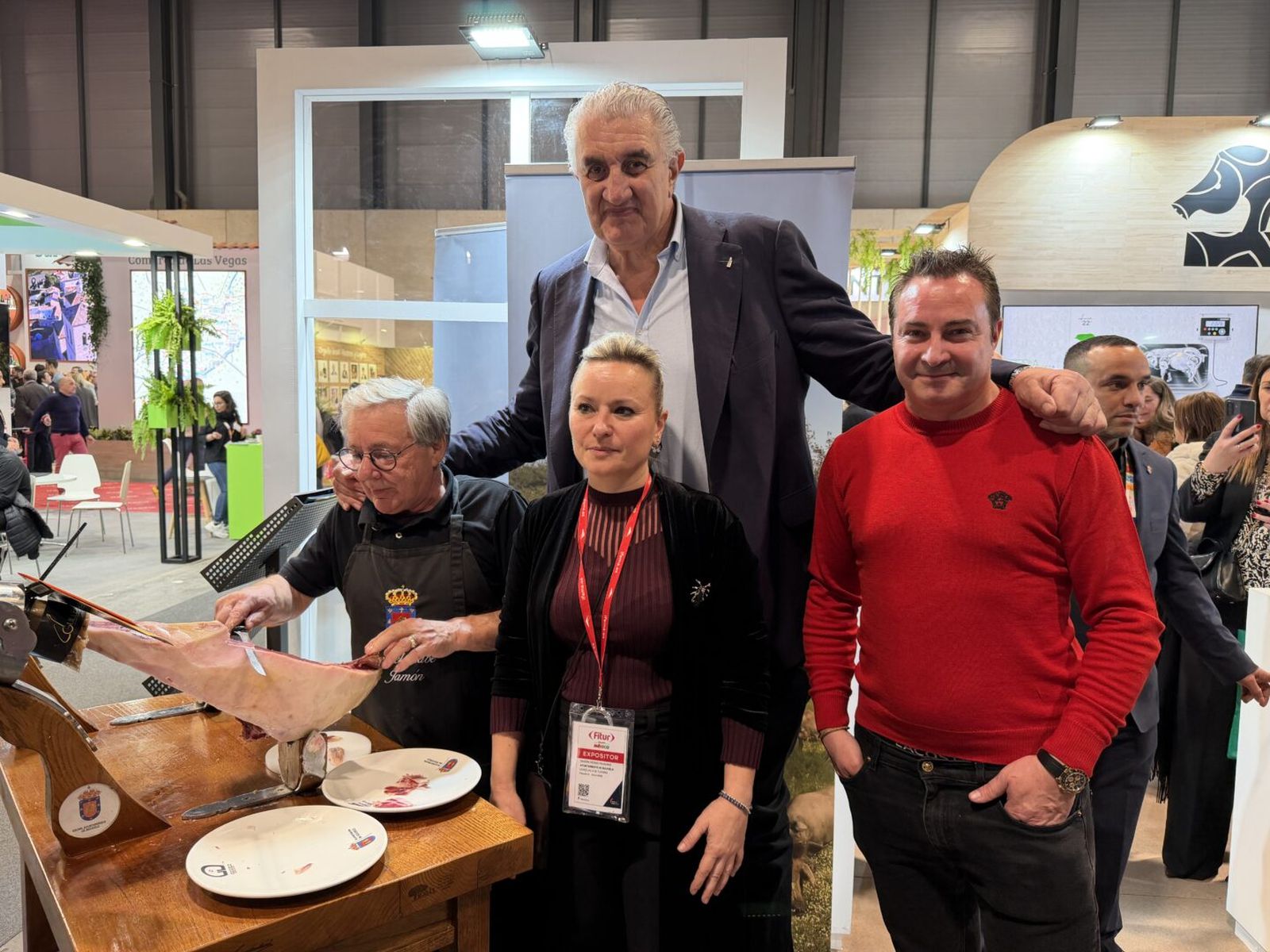 Maldini, Fernando Romay, Makoke o Regina dos Santos: el stand de Guijuelo vuelve a triunfar en Fitur