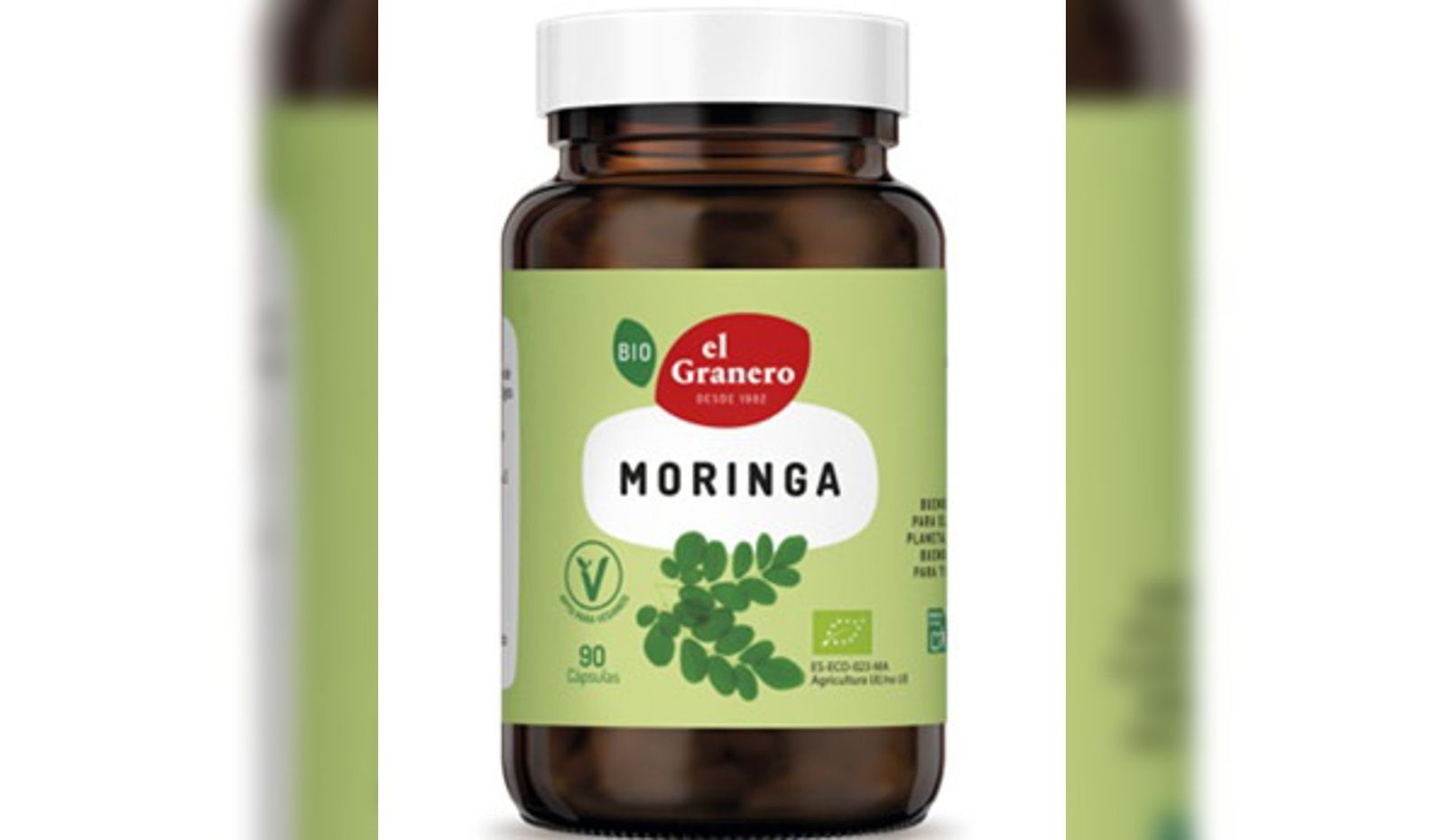 El producto de Moringa ecológica afectado. AESAN