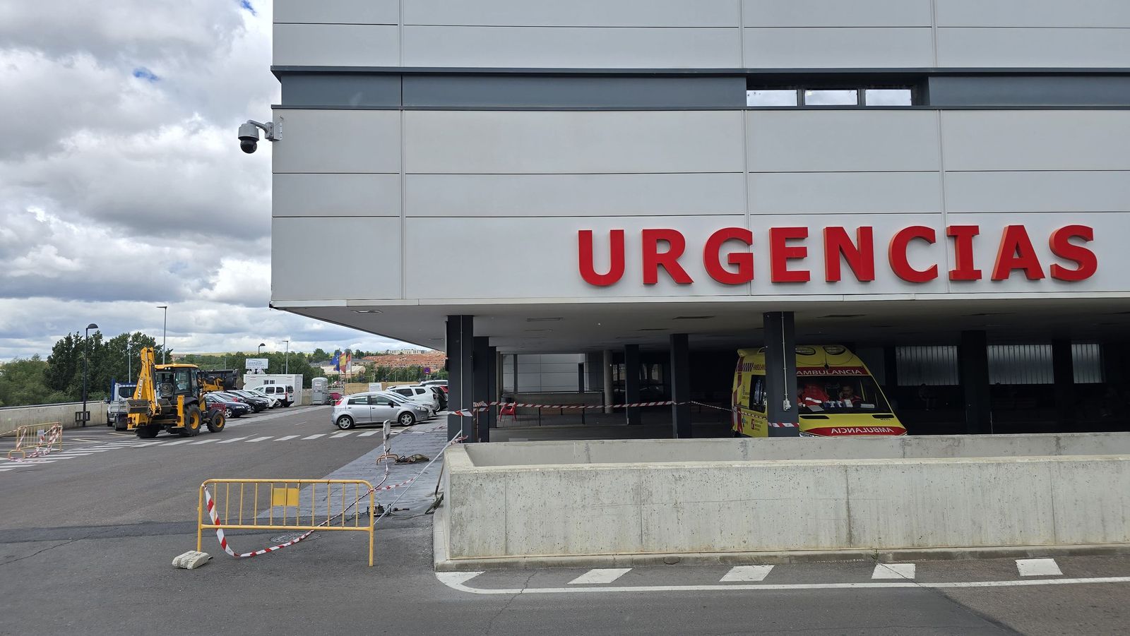Obras en el Hospital universitario de Salmanca