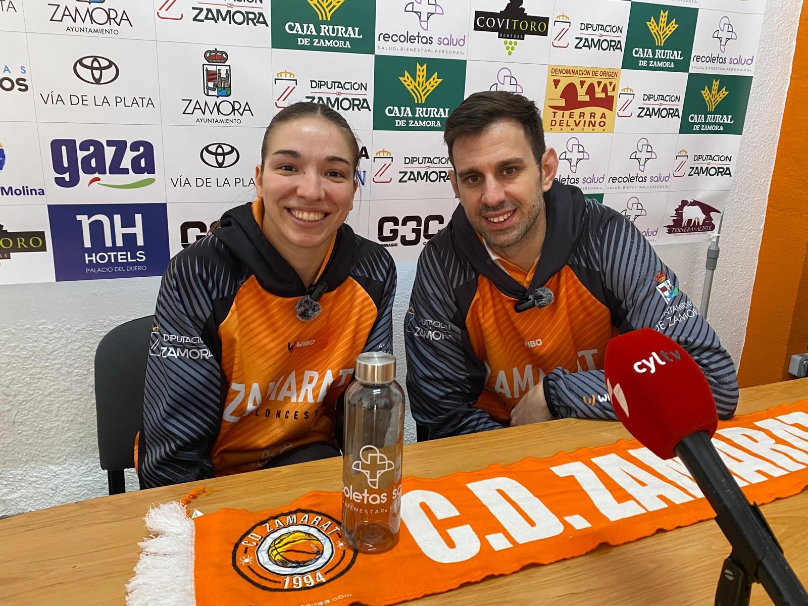 Eva Carregosa y Raúl Pérez en rueda de prensa