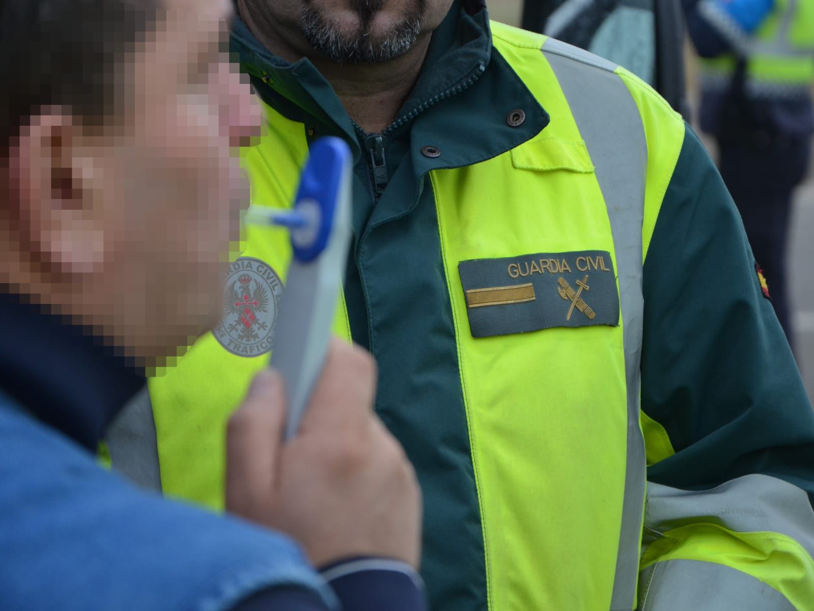 Prueba de drogas. Guardia Civil
